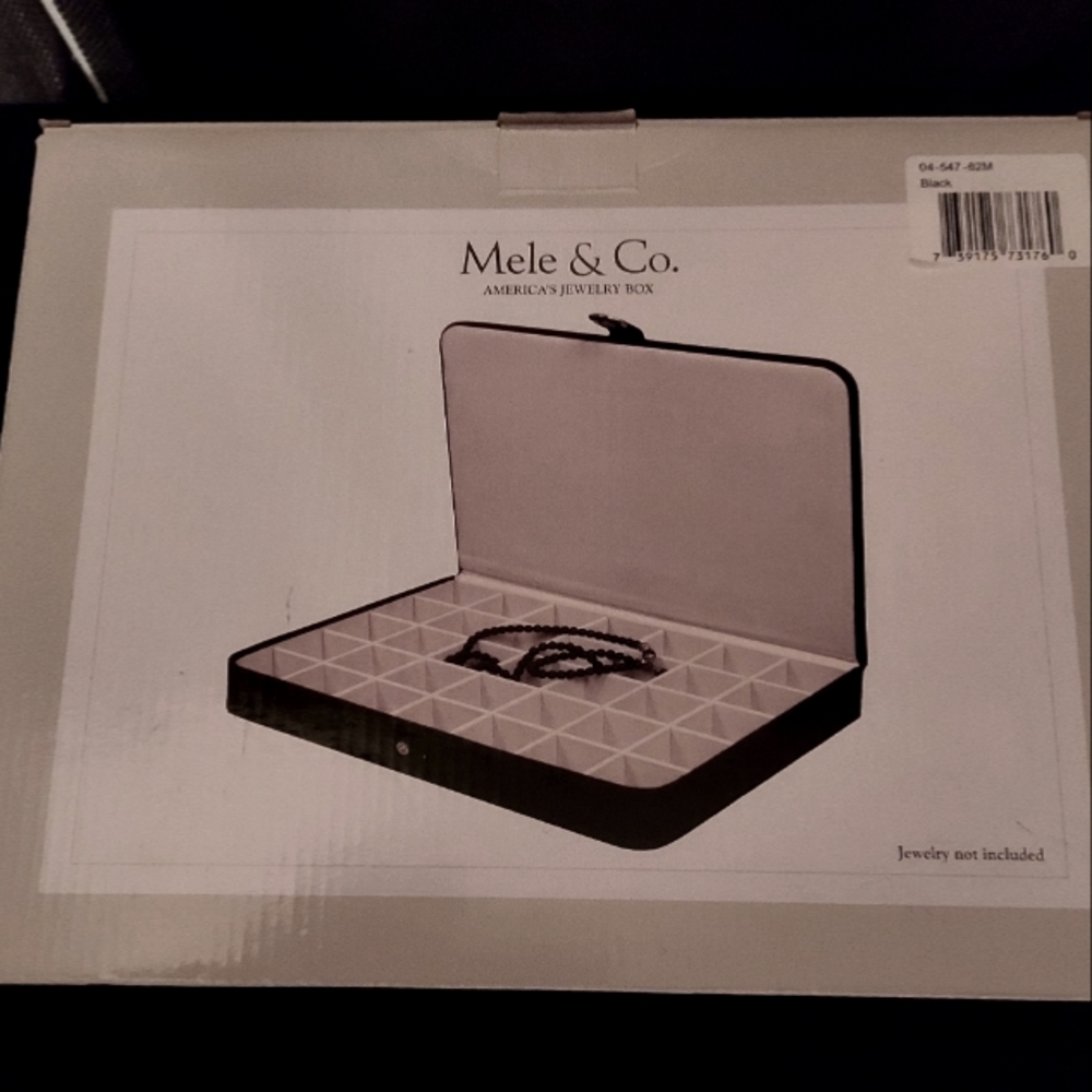 Make and Co. Plush fabric jewelry box.